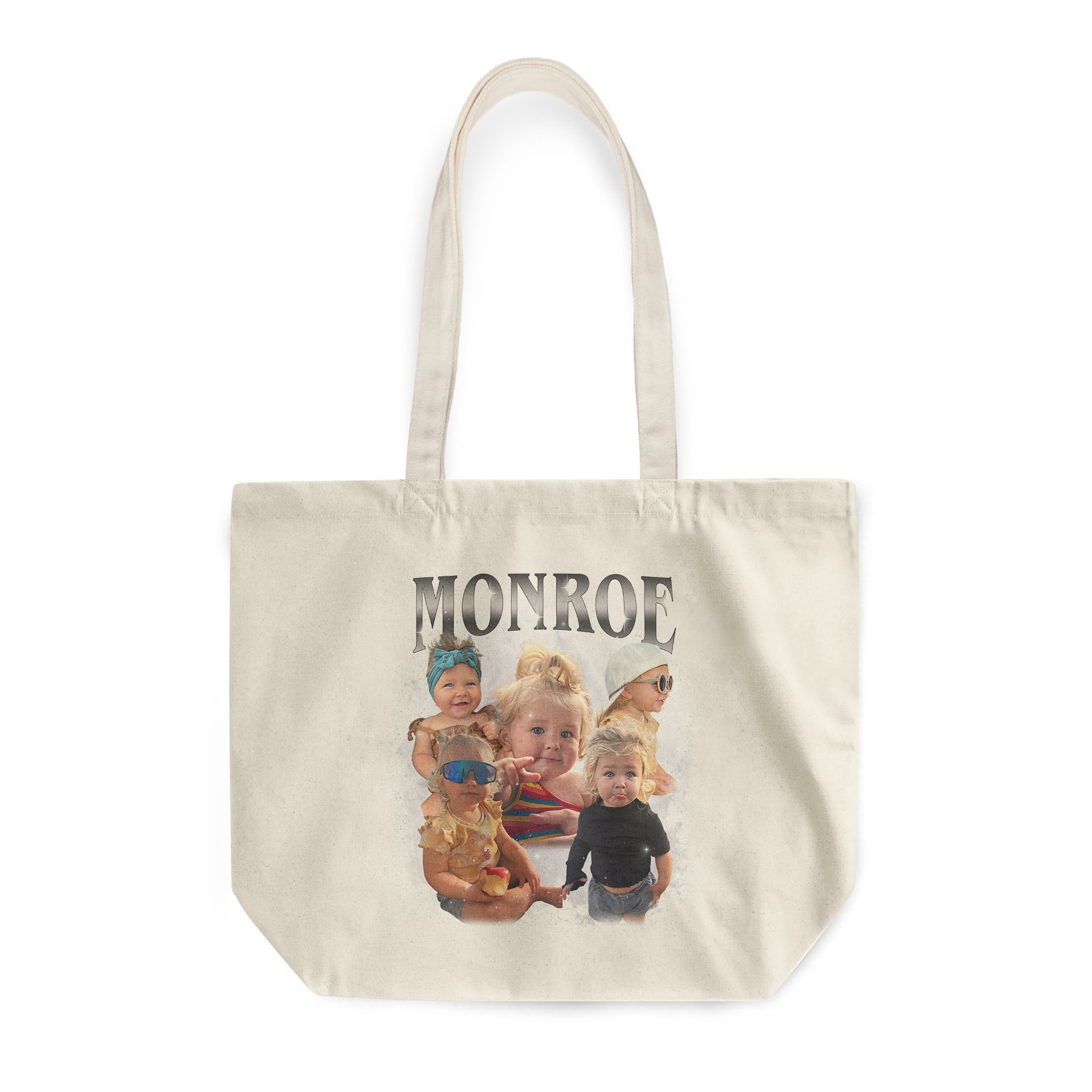 [Same Design as Shirt] - Limited Edition Retro Vintage Custom Bootleg Rounded Canvas Tote Bag