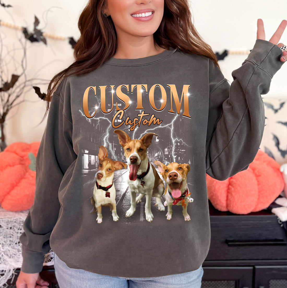 Most Comfy - Cool City Pet Style, Personalized Pet Printing Comfort Colors® Shirt