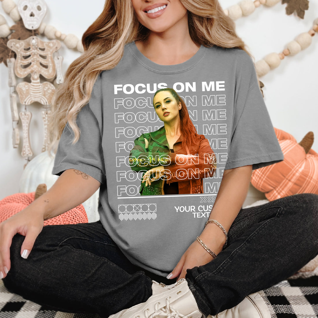 Most Comfy -  Focus On Me Shirt - Custom Photo Vintage Bootleg Shirt in Comfort Colors®